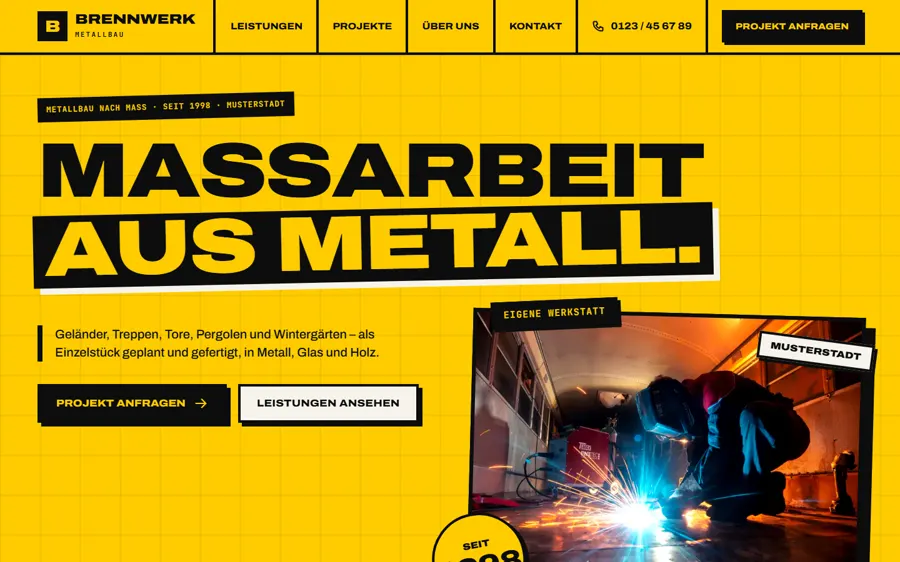 Design Baustelle